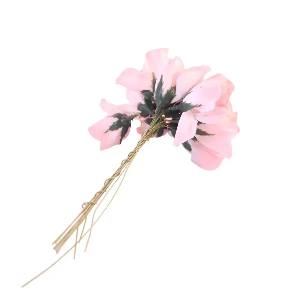 24 Pink Mauve Silk Rose Picks 1 in Artificial Flowers Wedding Craft Floral Decor